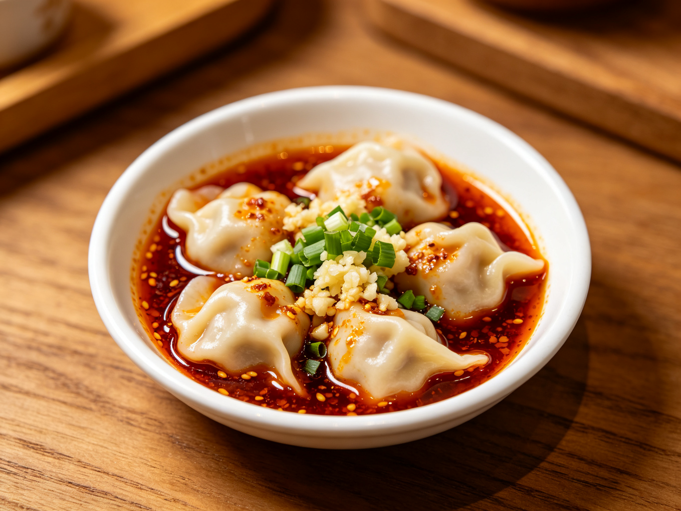 #6 Zhong Dumplings in Sweet-Spicy Red Oil