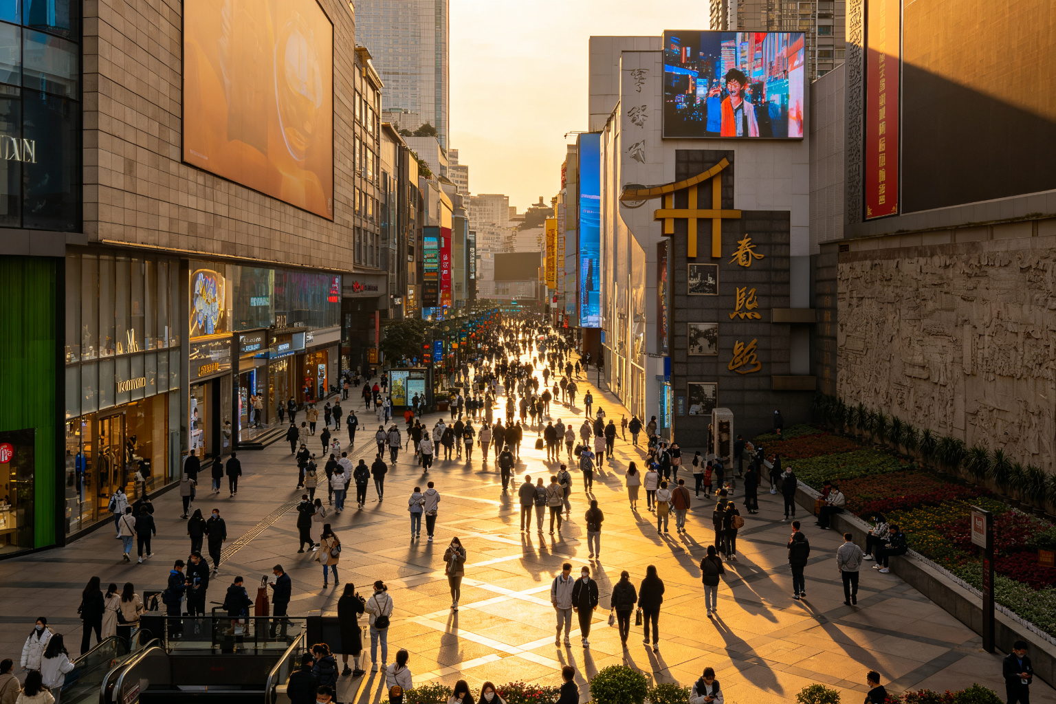 #1 Chunxi Road, Chengdu's Beating Shopping Heart